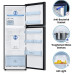 Refrigerator: Samsung 301 L, 2 Star, Convertible 5-in-1 Digital Inverter, with Display Frost Free Double Door Refrigerator (RT34C4522B1/HL, Black Matt, 2023 Model)